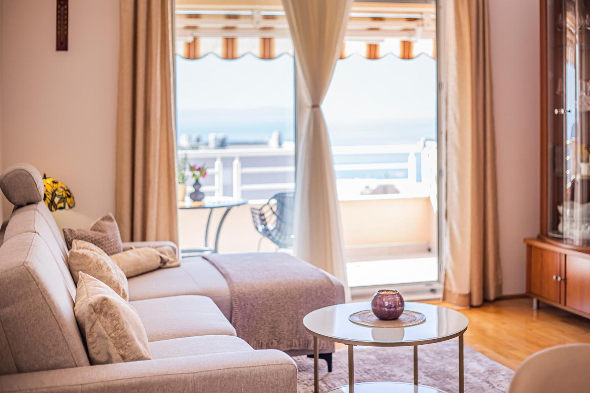 Apartment Anita With Amazing Sea View マカルスカ エクステリア 写真